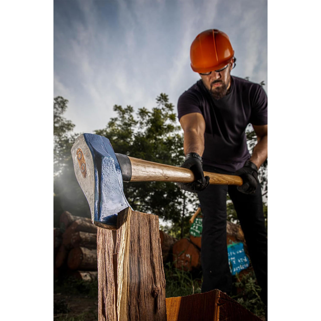 Estwing 8 Pound Wood Splitting Maul with 36" Hickory Wood Handle and Steel Blade - VMInnovations