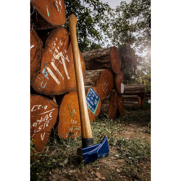 Estwing 8 Pound Wood Splitting Maul with 36" Hickory Wood Handle and Steel Blade - VMInnovations