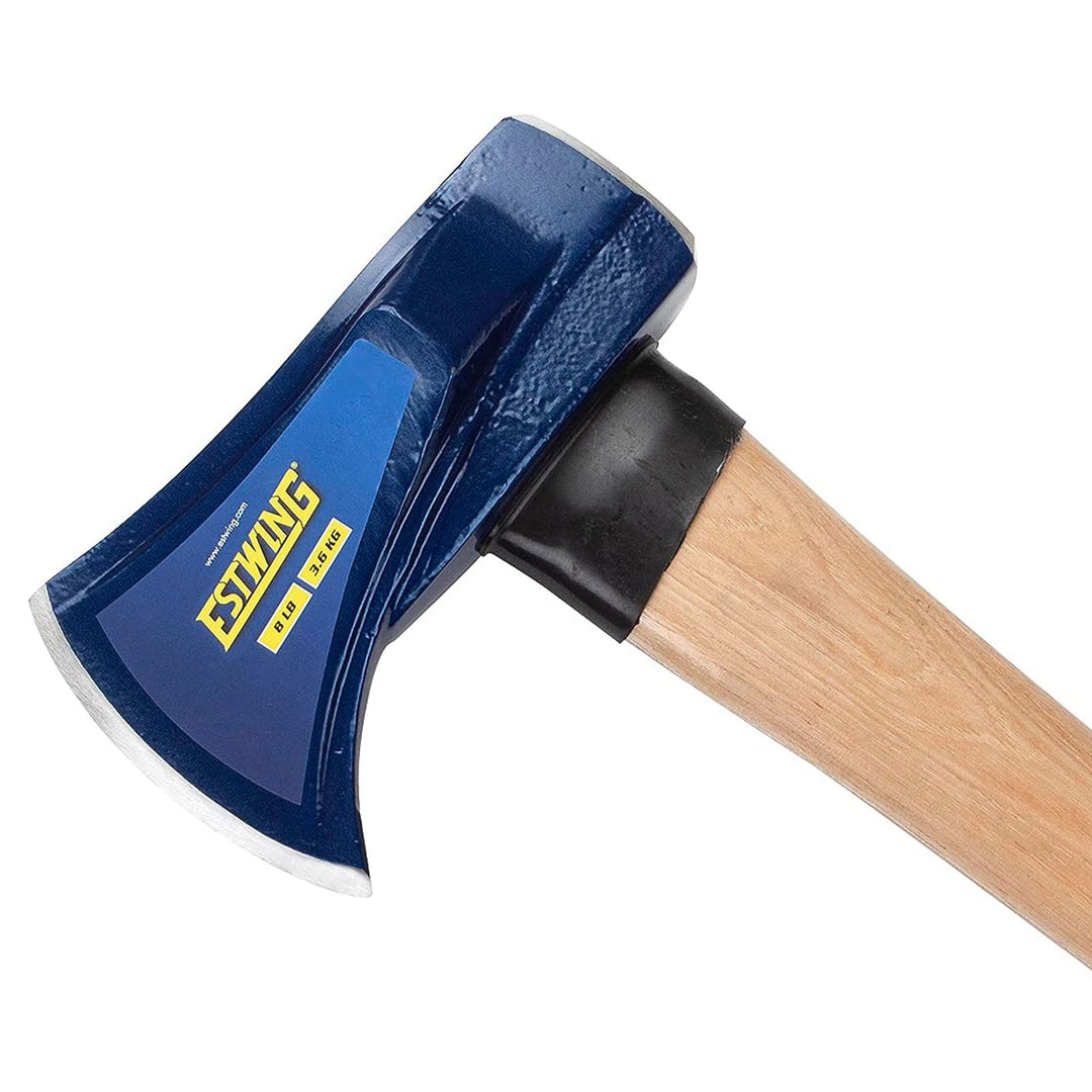 Estwing 8 Pound Wood Splitting Maul with 36" Hickory Wood Handle and Steel Blade - VMInnovations