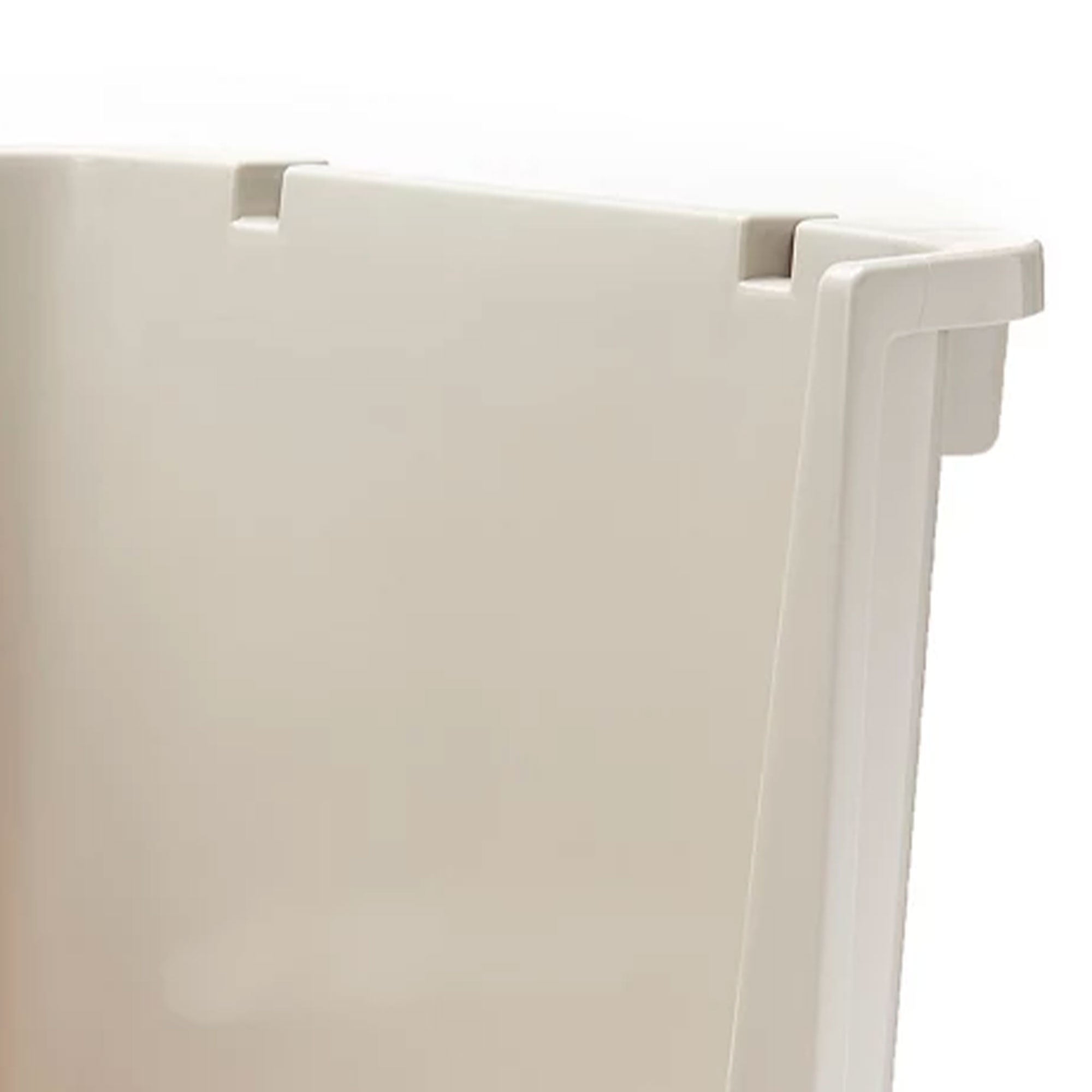 Sterilite Home Organization Stackable Open Storage Bin Container w/Handles, Gray - VMInnovations