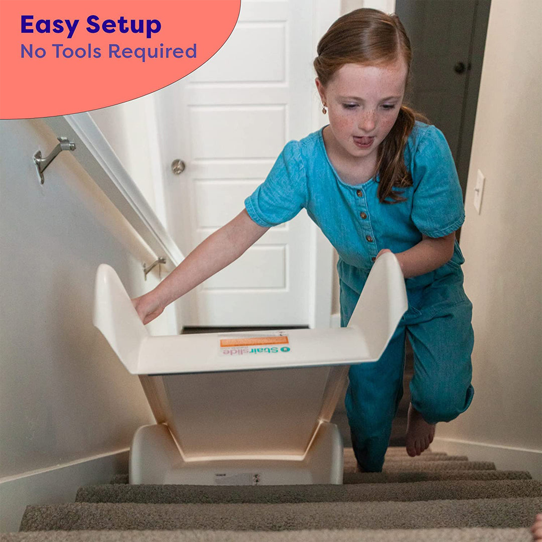 Stairslide Original Stair Mounted Kids Indoor Slide for 9 to 12 Stairs (8 Pack) - VMInnovations