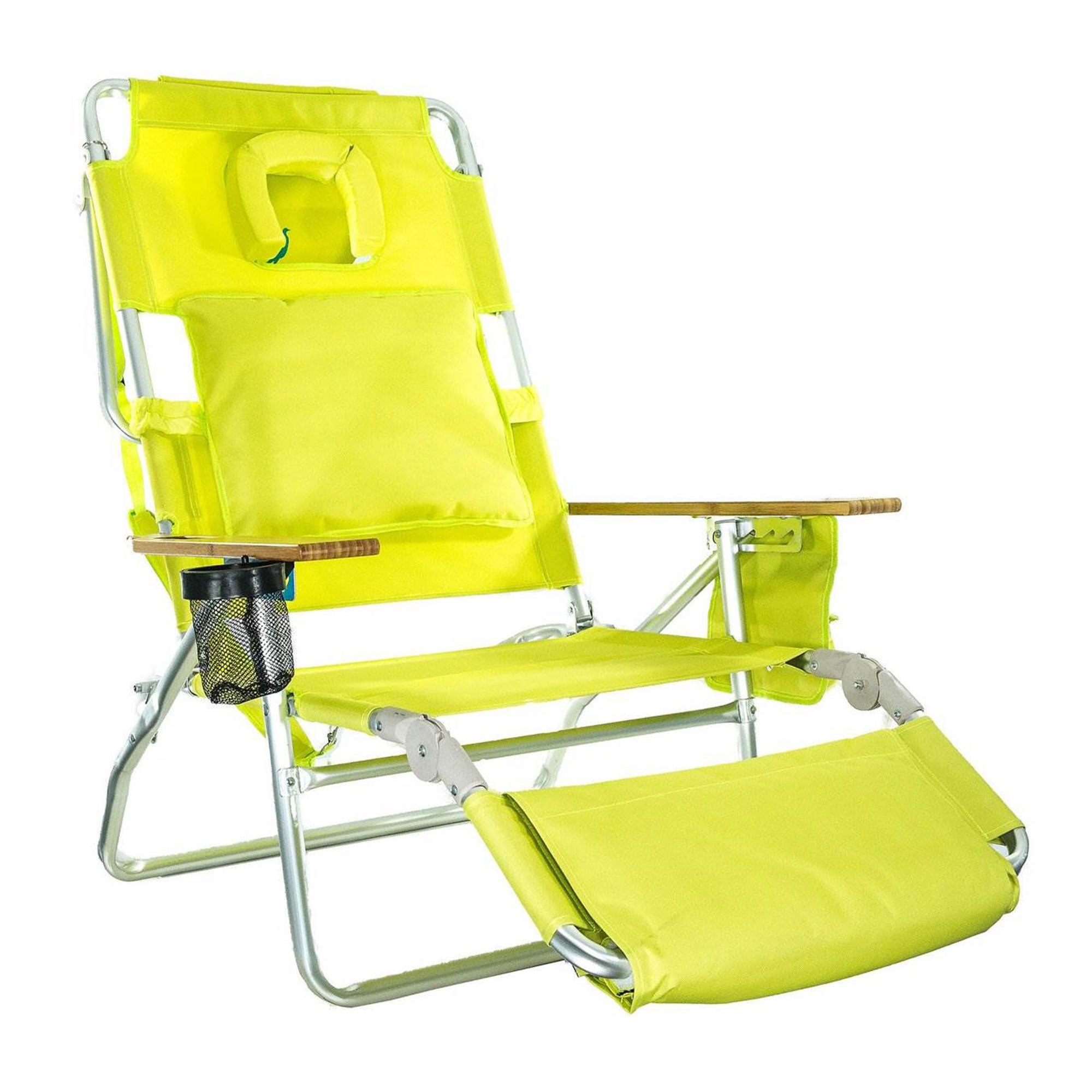 Ostrich On Your Back Lawn Recliner & Deluxe 3in1 Padded Sports Chair, Green - VMInnovations