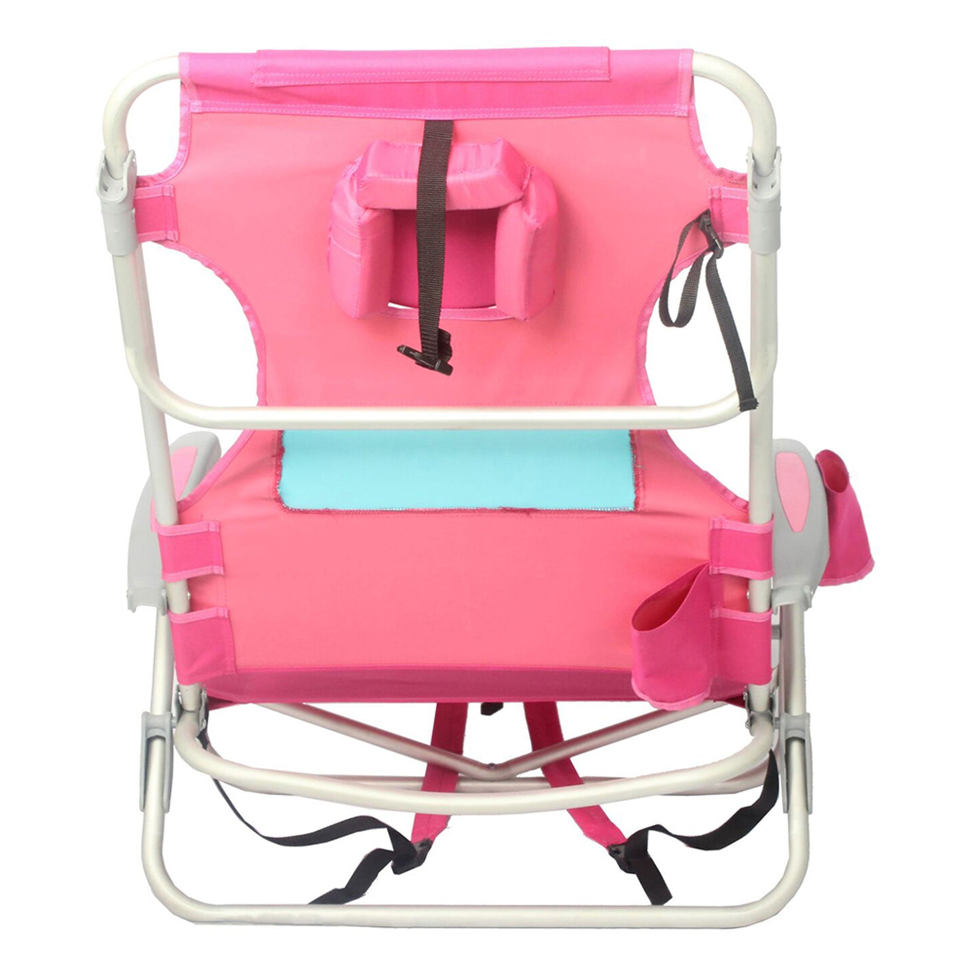 Ostrich Outdoor Beach Ladies Comfort On-Your-Back Beach Chair, Pink (4 Pack) - VMInnovations