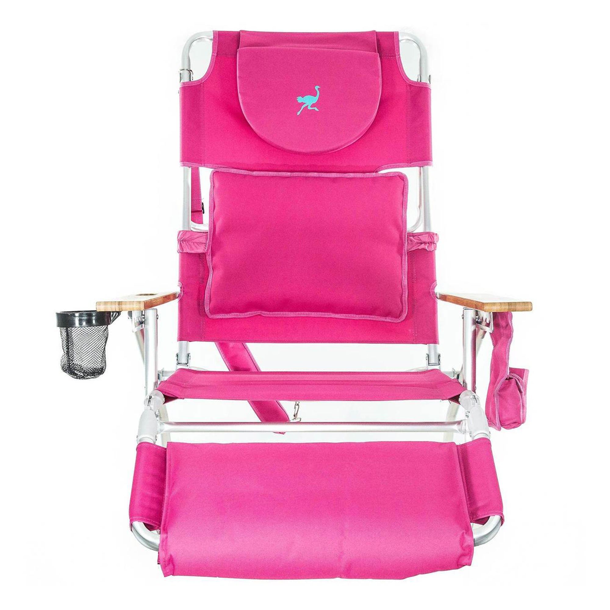 Ostrich Deluxe 3in1 Reclining Chair and Ladies Comfort On-Your-Back Beach Chair - VMInnovations