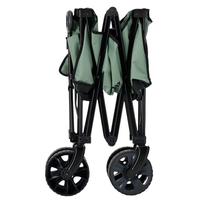 Woods Collapsible Utility Wagon Cart, Supports Up to 225Lbs, Sea Spray(Open Box)