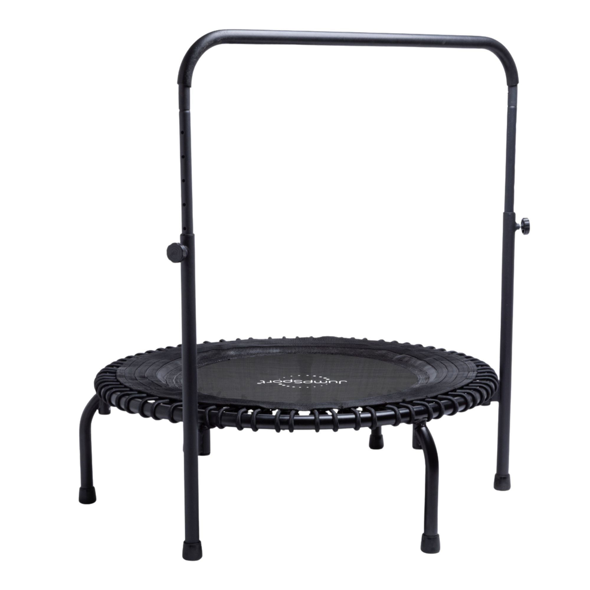 JumpSport 350i 39" Fitness Trampoline and Handle Bar with 30 Adjustable Bungees