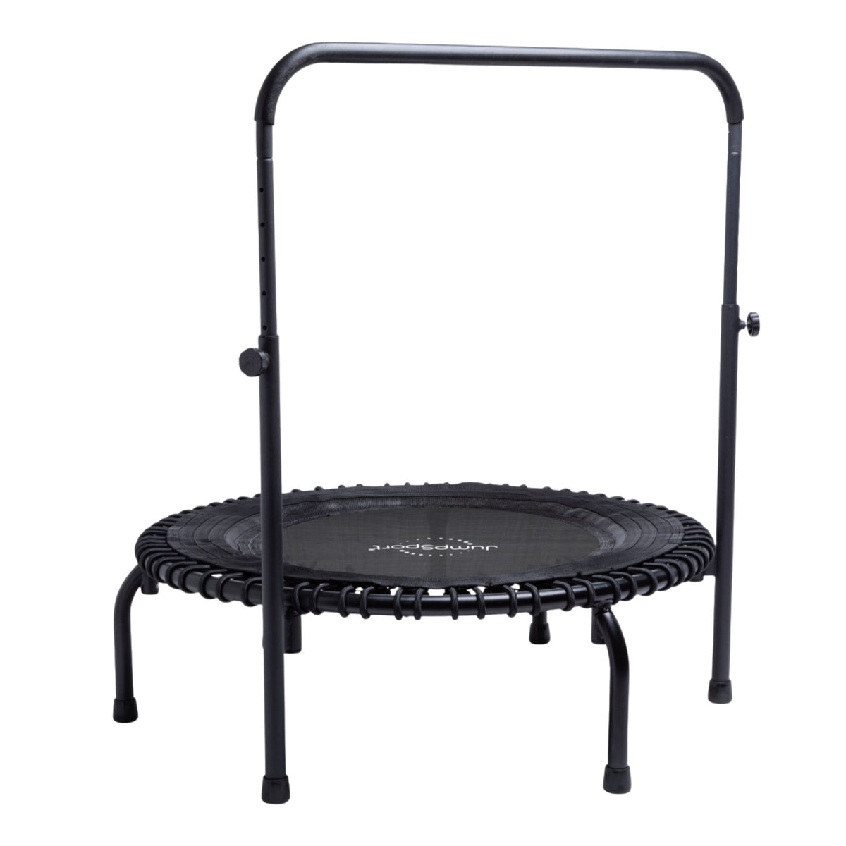 JumpSport 350i 39" Fitness Trampoline and Handle Bar with 30 Adjustable Bungees