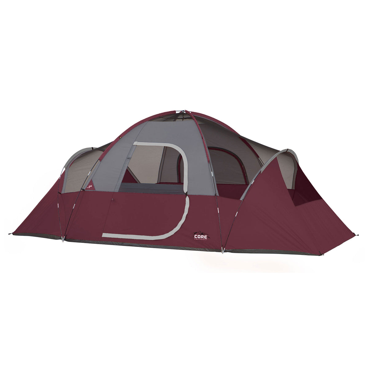 CORE Set of 2 Padded Round Folding Chair w/Extended Dome 16x9' 9 Person Tent - VMInnovations