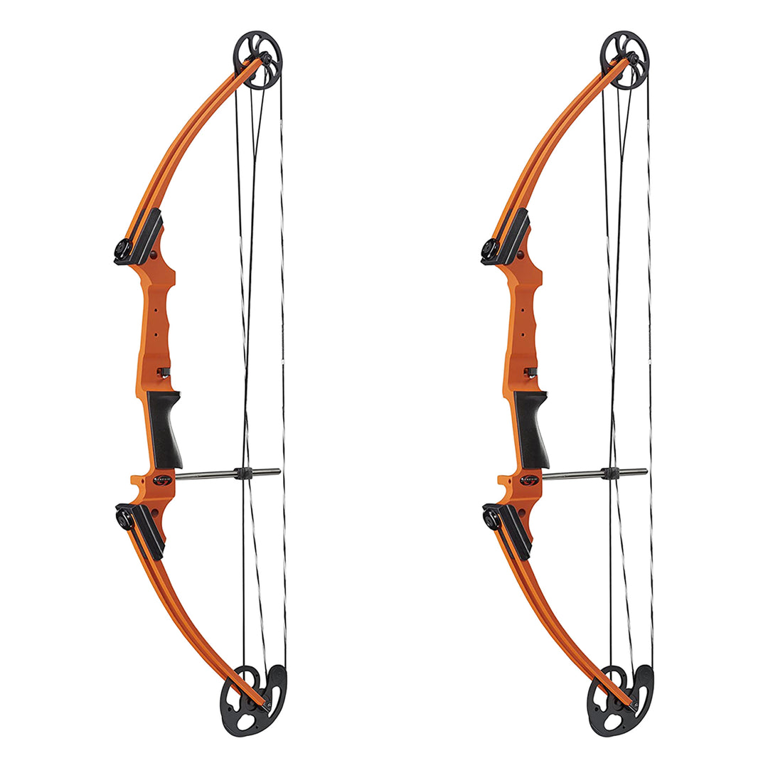 Genesis Original Archery Adjustable Right Handed Compound Bow, Orange (2 Pack) - VMInnovations