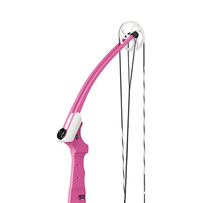 Genesis Archery Compound Bow with Adjustable Sizing, Left Handed, Pink (4 Pack)