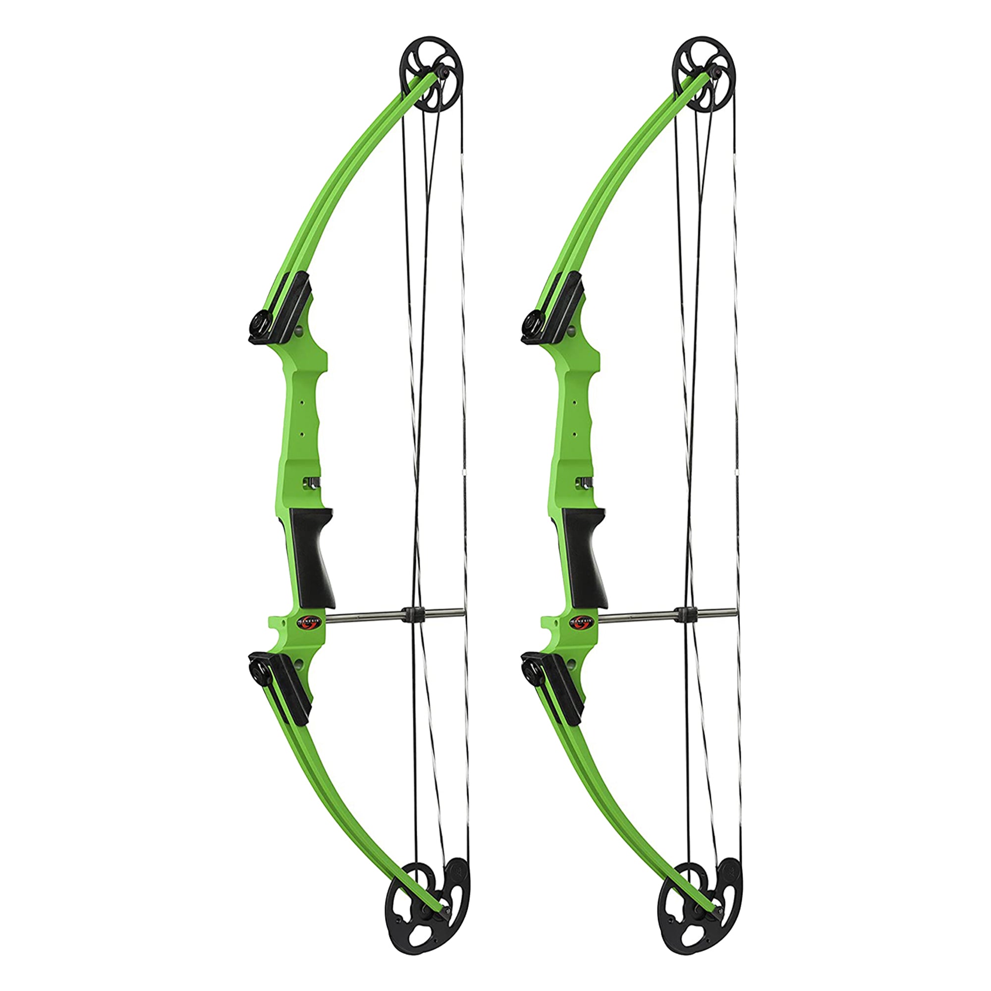 Genesis Archery Original Adjustable Right Handed Compound Bow, Green (2 Pack) - VMInnovations