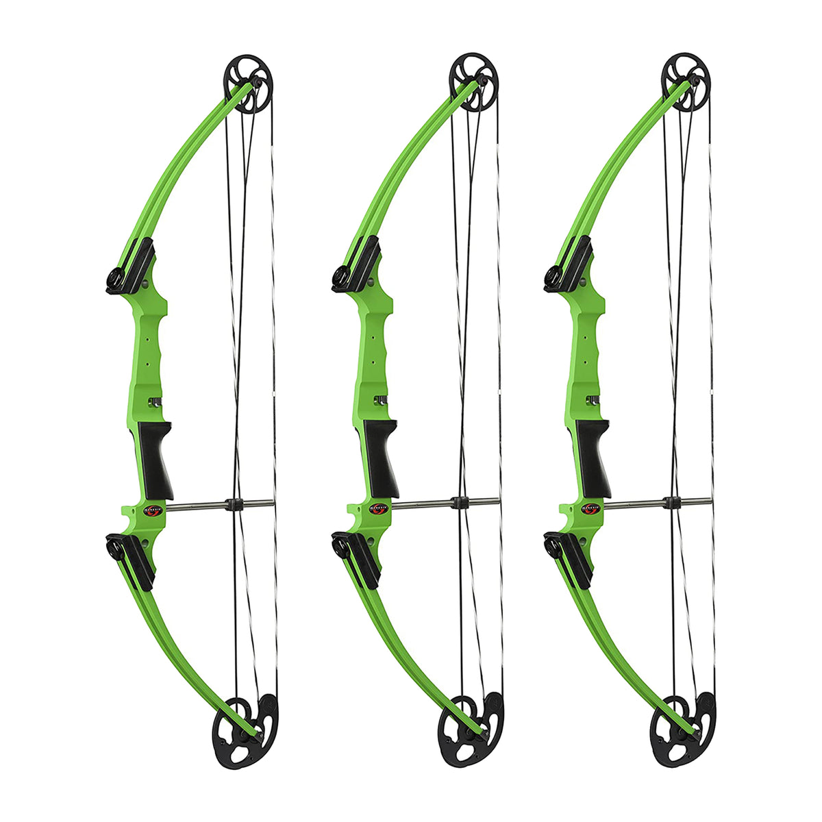 Genesis Archery Original Adjustable Right Handed Compound Bow, Green (3 Pack)