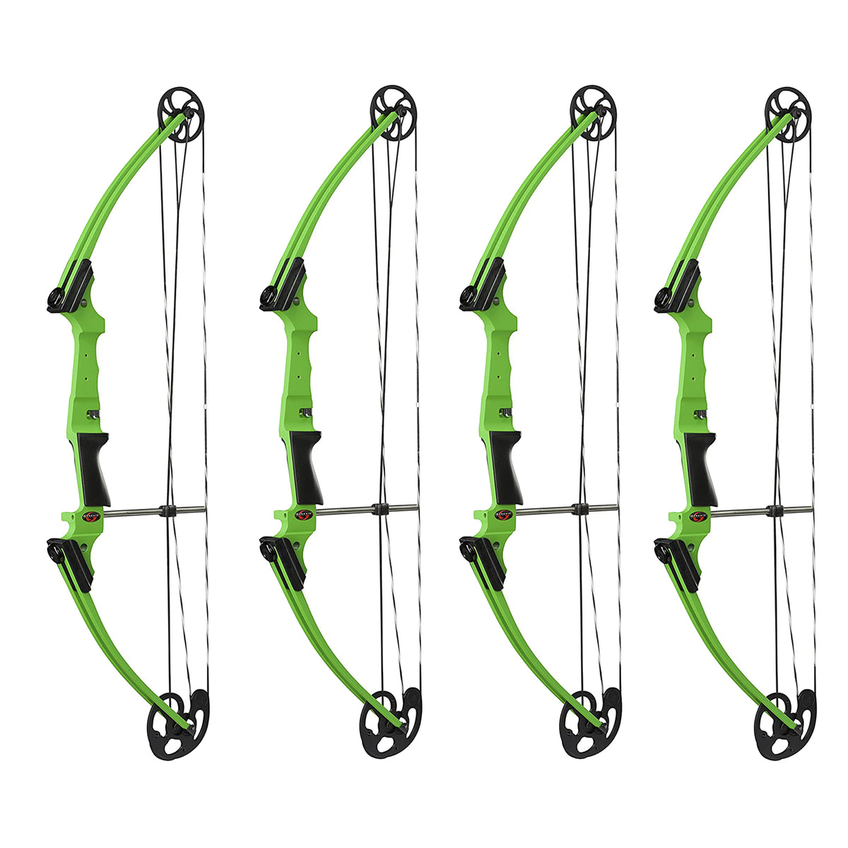 Genesis Archery Original Adjustable Right Handed Compound Bow, Green (4 Pack)