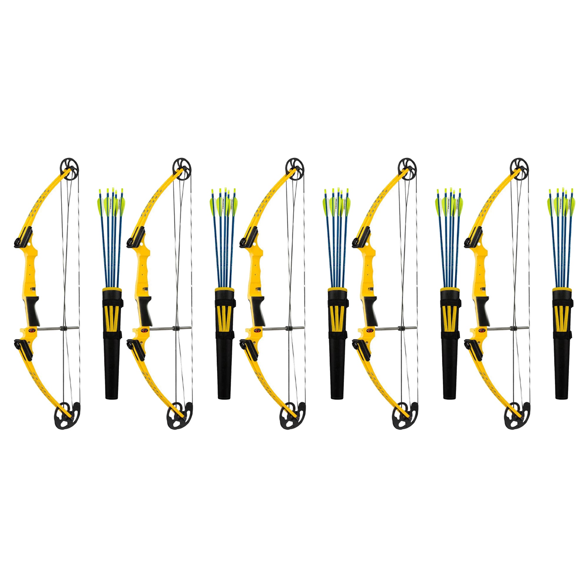 Genesis Archery Original Right Hand Compound Bow Kit w/Arrows & Quiver (5 Pack) - VMInnovations