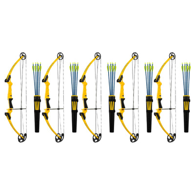 Genesis Archery Original Right Hand Compound Bow Kit w/Arrows & Quiver (5 Pack)