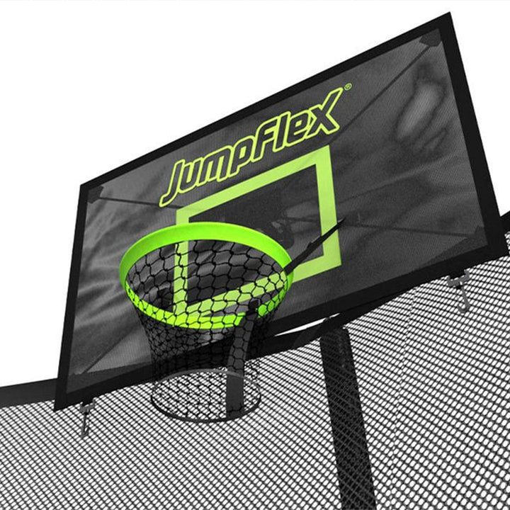 JumpFlex PROJAM Basketball Hoop and Net Attachment for JumpFlex HERO Trampolines - VMInnovations