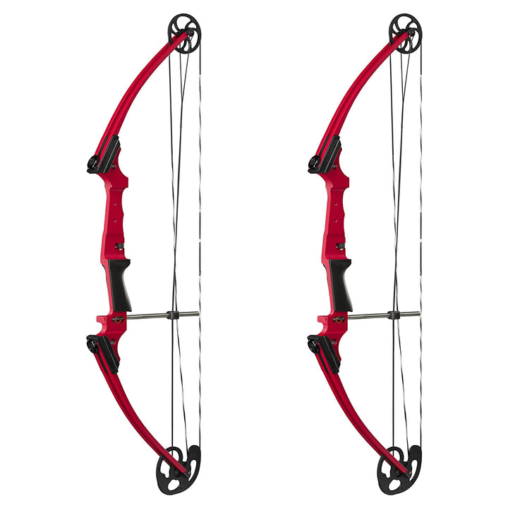 Genesis Archery Compound Bow Adjustable Sizing for Right Handed, Red (2 Pack) - VMInnovations