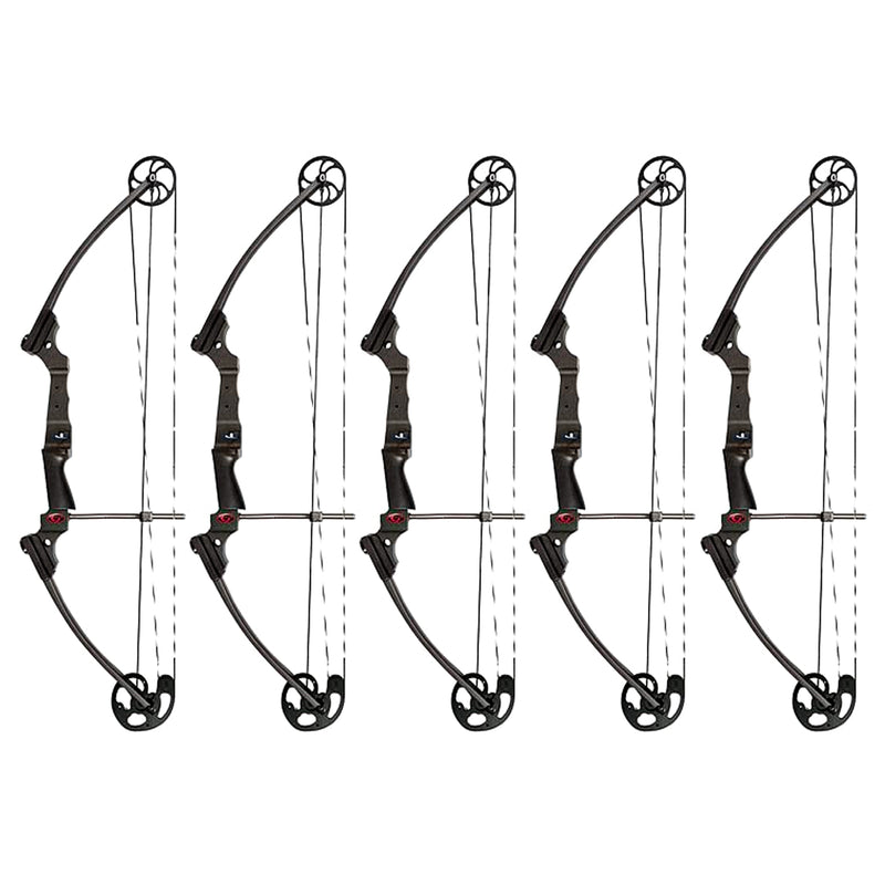 Genesis Archery Compound Bow Adjustable Sizing for Left Handed, Carbon (5 Pack)