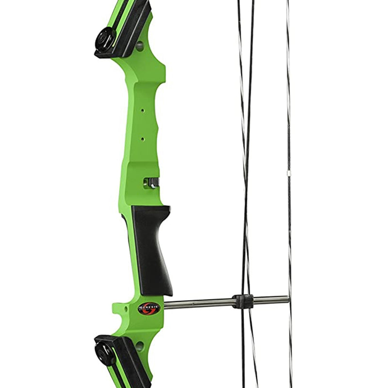Genesis Archery Compound Bow Adjustable Sizing for Left Handed, Green (5 Pack)