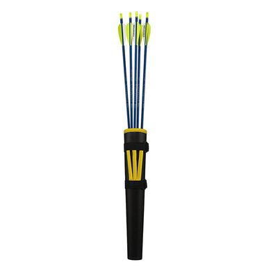 Genesis Archery Original Left Handed Compound Bow Archery Kit, Yellow (4 Pack)