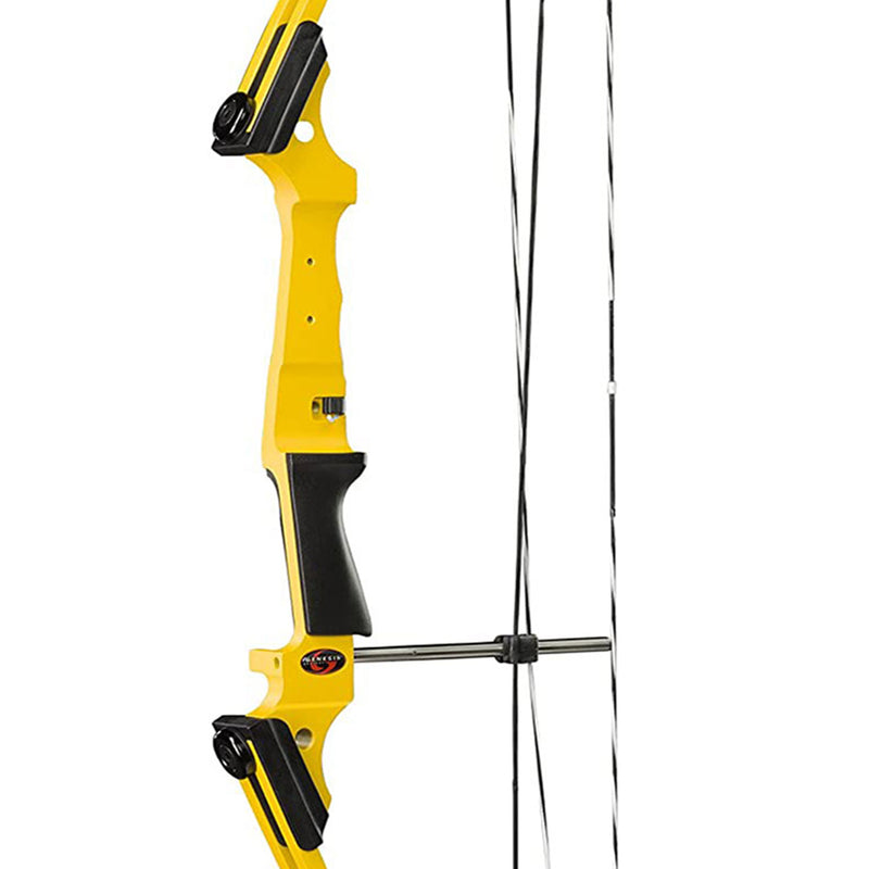 Genesis Archery Original Left Handed Compound Bow Archery Kit, Yellow (4 Pack)