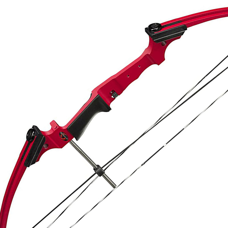 Genesis Archery Original Left Handed Compound Bow Archery Kit, Red (3 Pack)