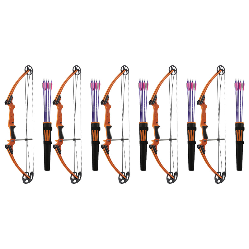 Genesis Archery Original Left Hand Compound Bow Kit w/Arrows & Quiver (5 Pack)