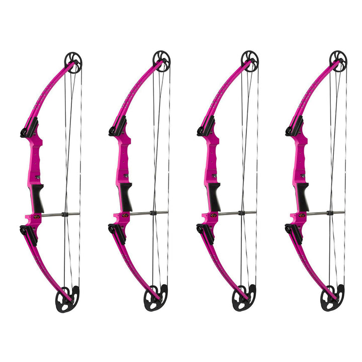 Genesis Archery Compound Bow Adjustable Sizing for Right Handed, Purple (4 Pack)