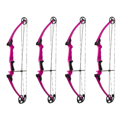 Genesis Archery Compound Bow Adjustable Sizing for Right Handed, Purple (4 Pack)