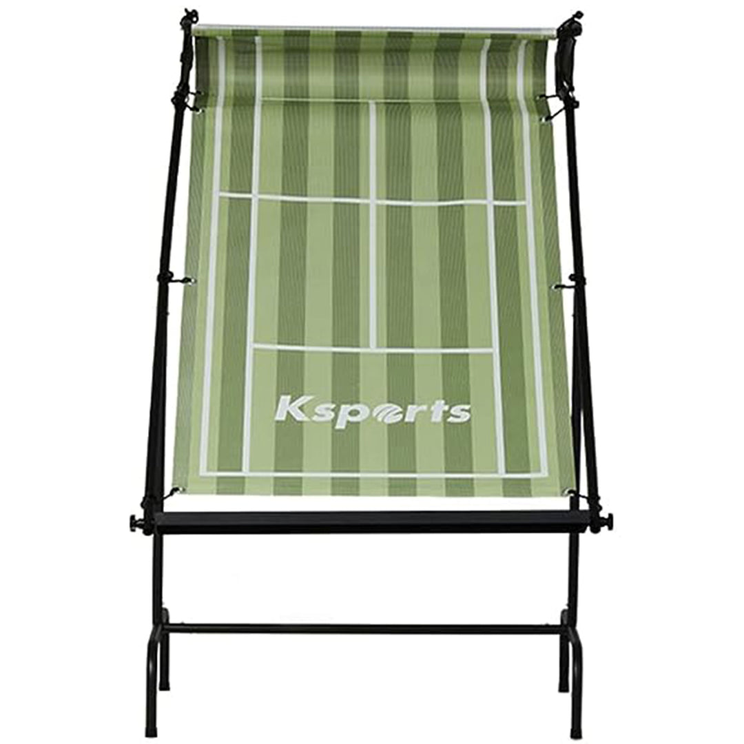 Ksports Racket Sports Indoor Outdoor Tennis Rebounder Net with Carry Bag, Green - VMInnovations