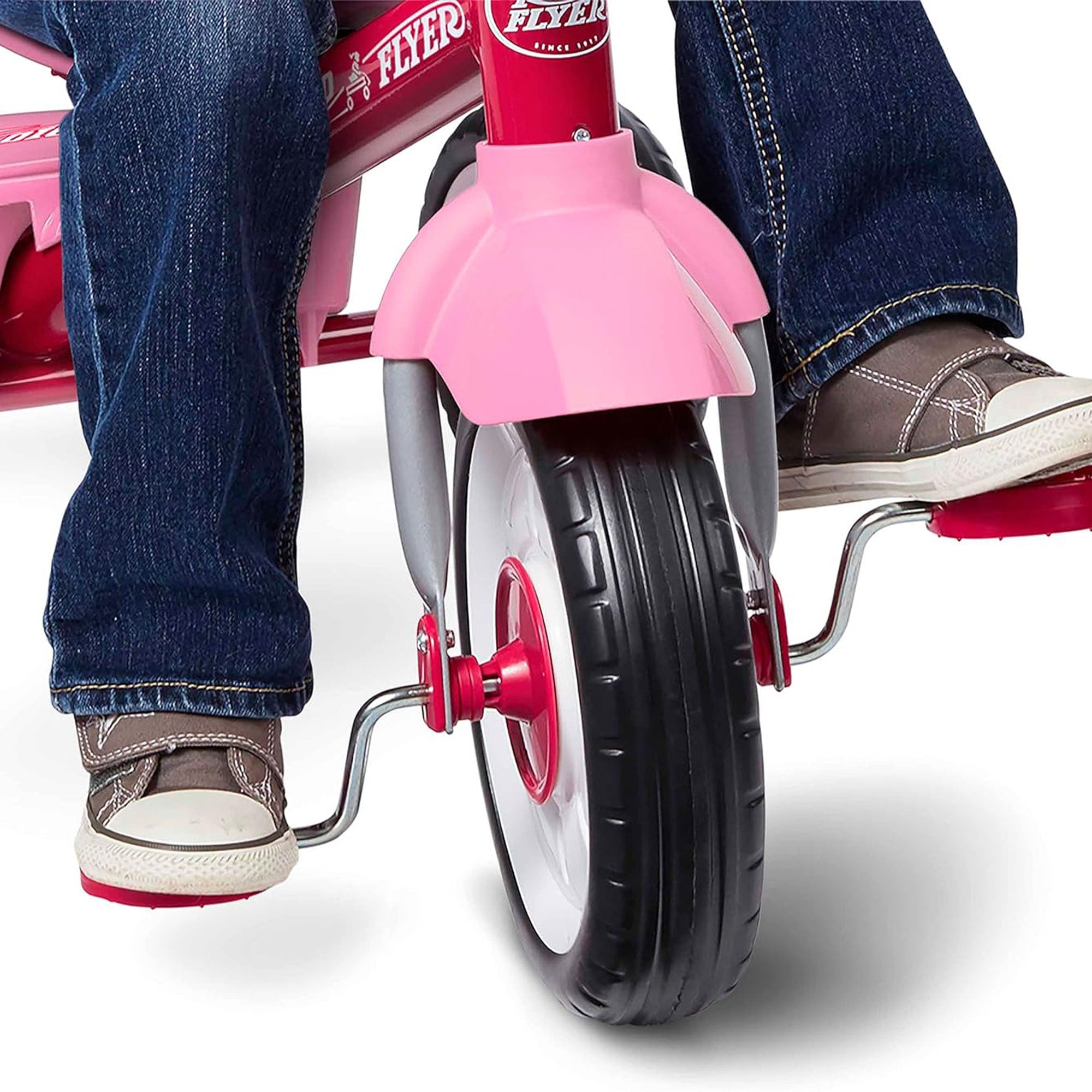 Radio Flyer 4 in 1 Stroll N Trike Infant Adjustable Stroller Tricycle,Pink(Used) - VMInnovations