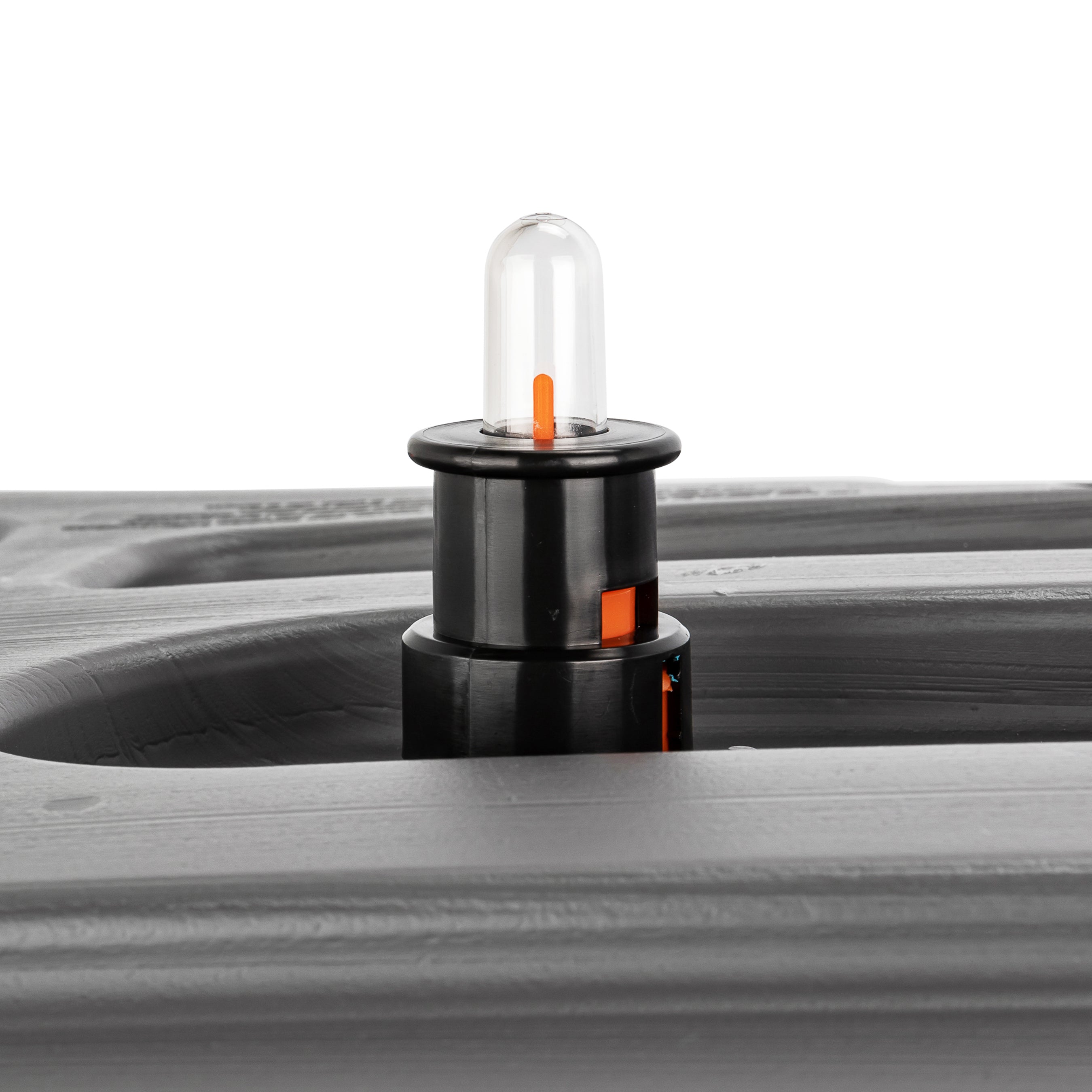 Camco Rhino Easy to Install 1.5 Inch Diameter RV Tote Tank Gauge, Black/Orange - VMInnovations
