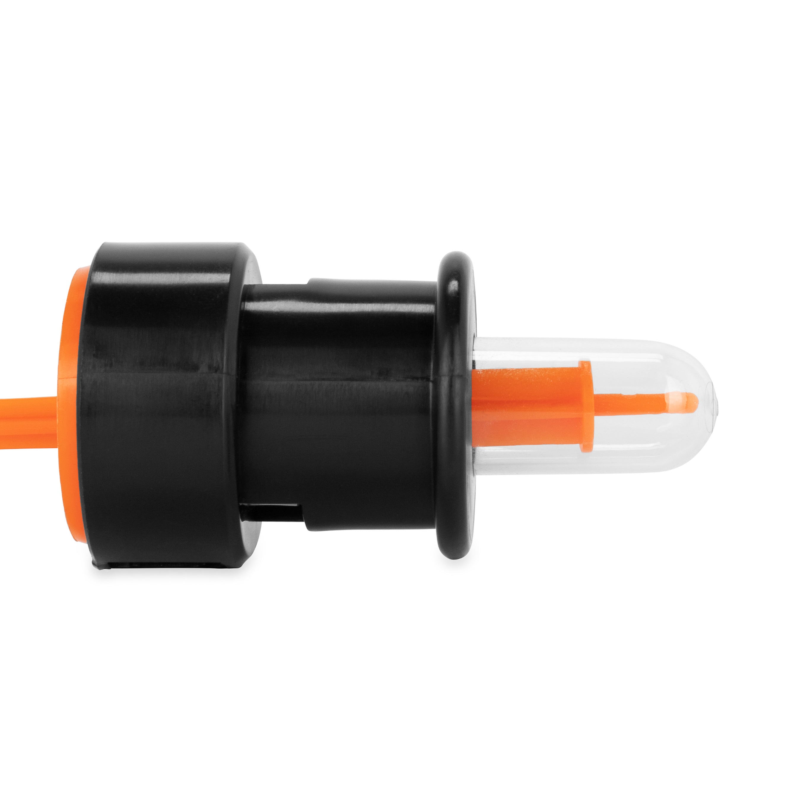 Camco Rhino Easy to Install 1.5 Inch Diameter RV Tote Tank Gauge, Black/Orange