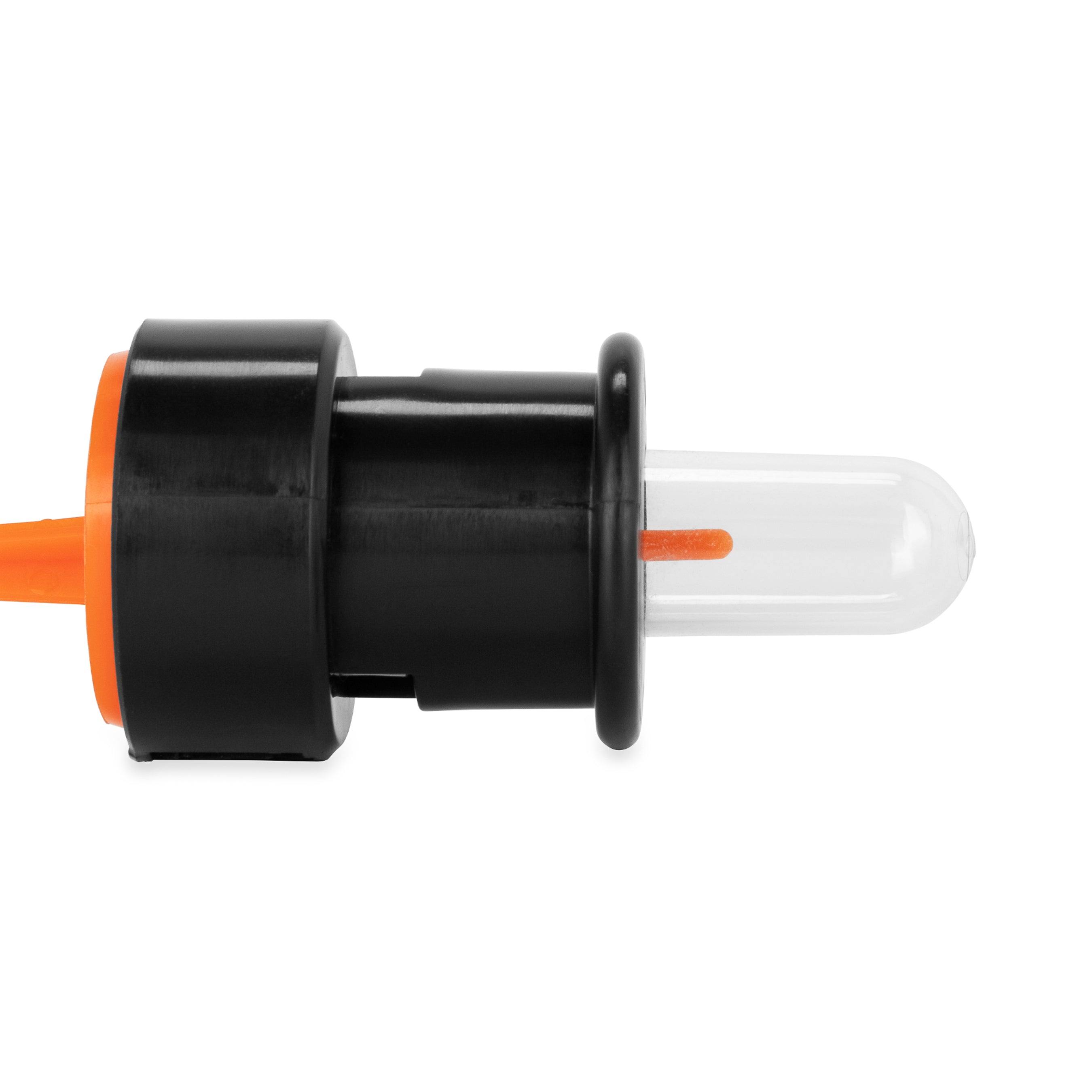 Camco Rhino Easy to Install 1.5 Inch Diameter RV Tote Tank Gauge, Black/Orange