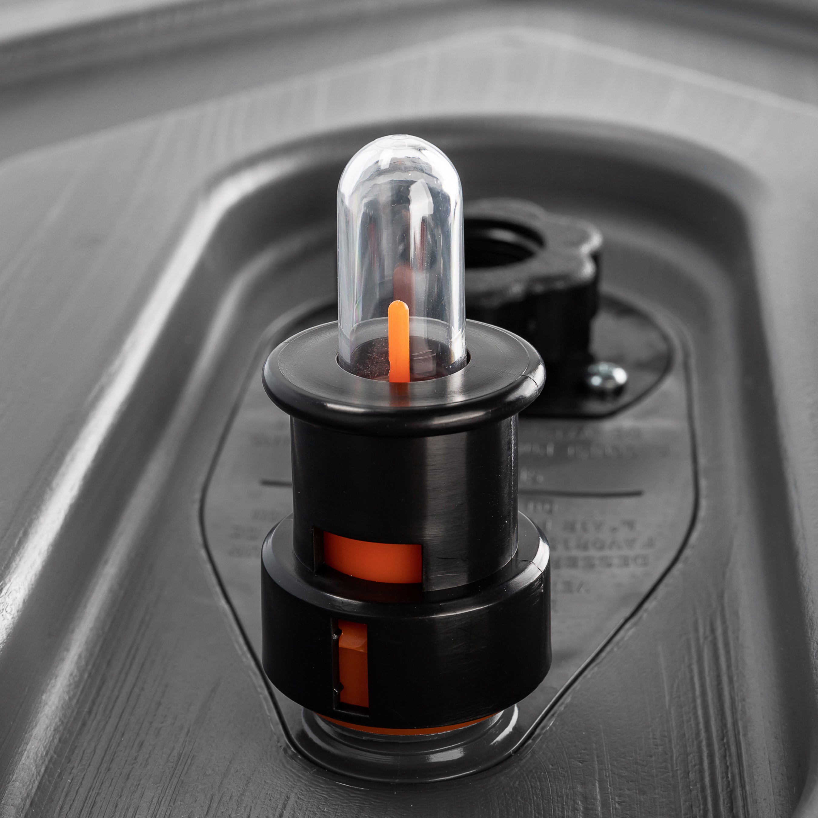 Camco Rhino Easy to Install 1.5 Inch Diameter RV Tote Tank Gauge, Black/Orange - VMInnovations