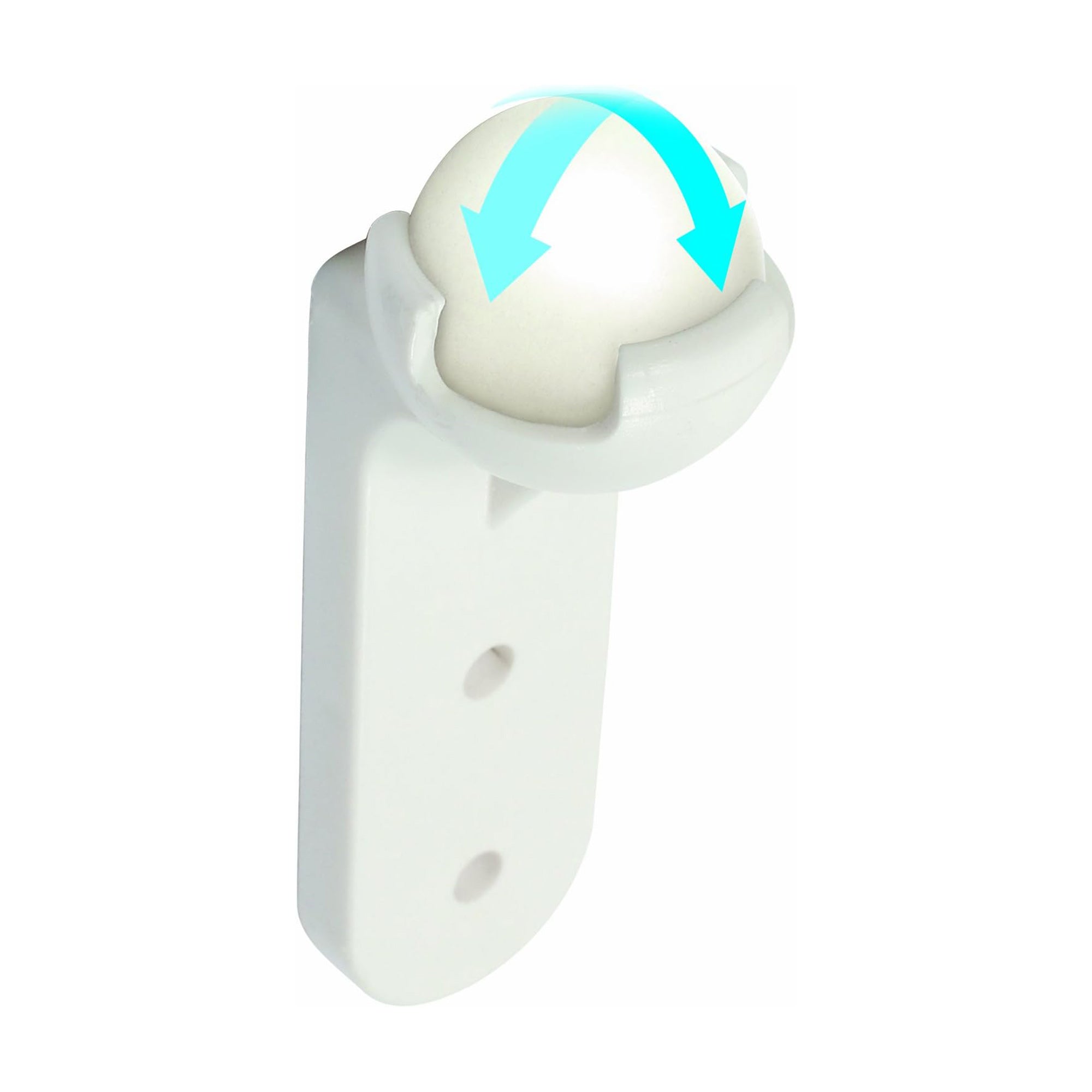 Camco Door Roller Ball w/Screen Door Slider & Mounting Hardware, White(Open Box) - VMInnovations