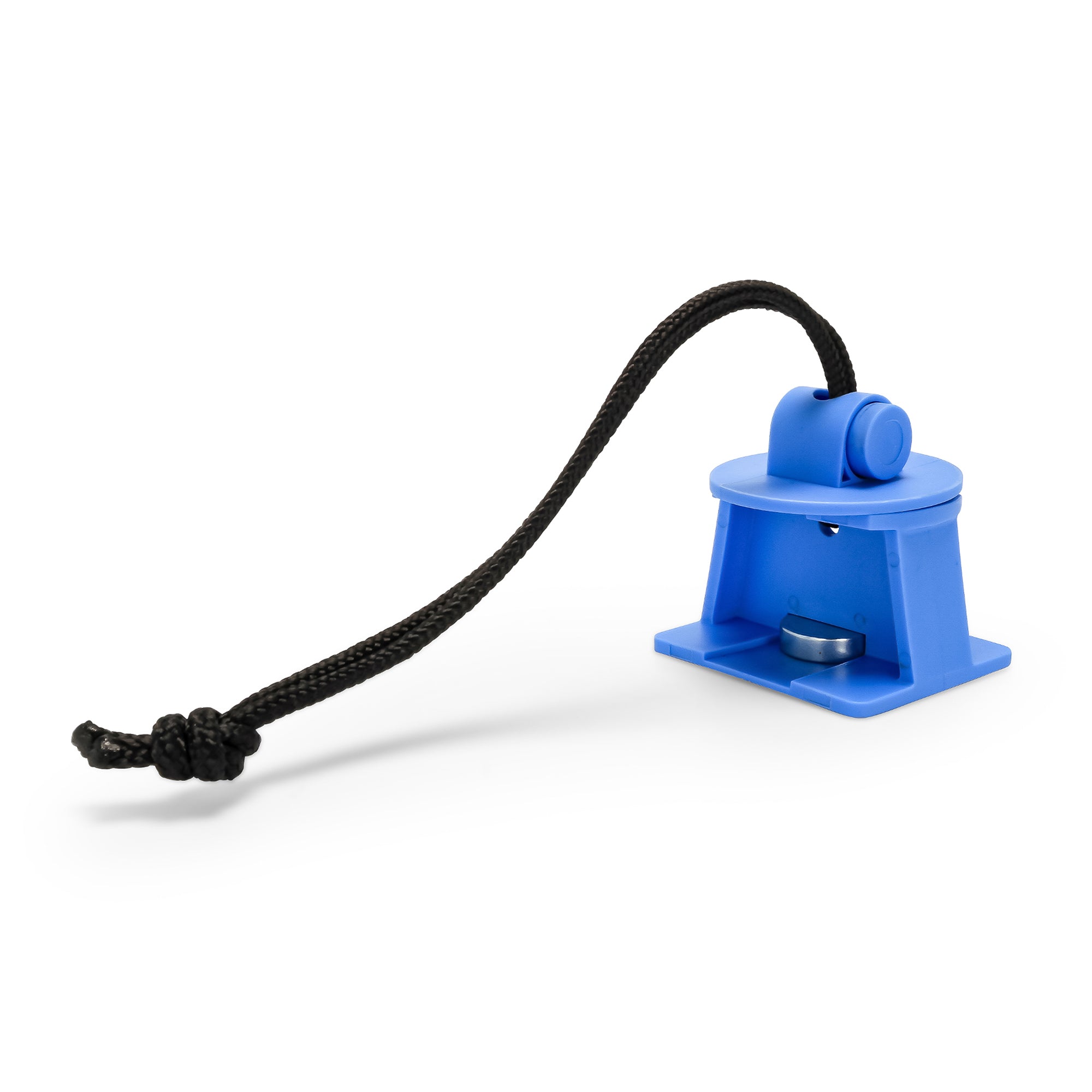 Camco Adjustable Universal RV Fridge Door Block Accessory with Drawstring, Blue - VMInnovations