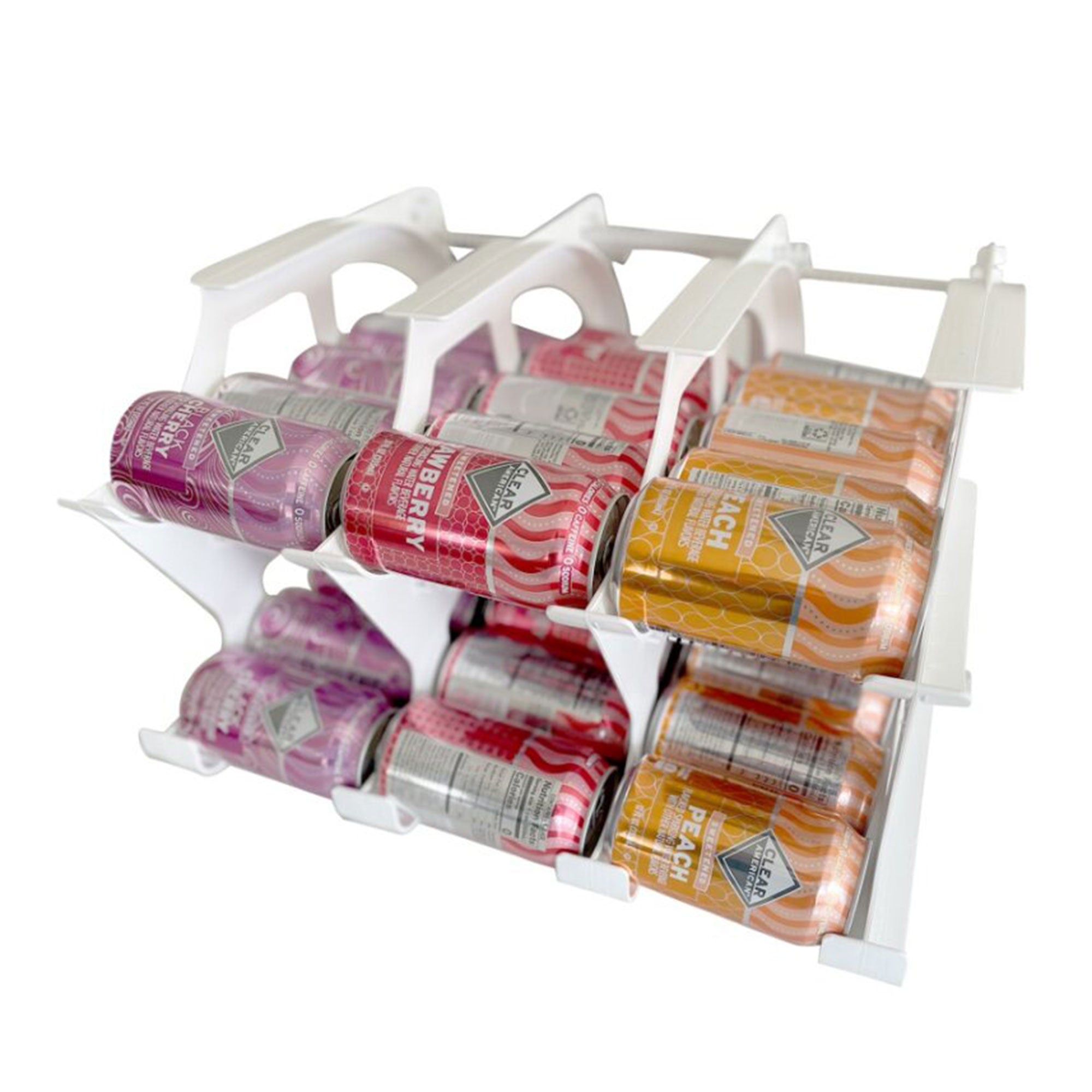 FIFO Mini Can Tracker Holds 30 Standard 10 to 24 Oz Can Sizes, White (Used) - VMInnovations