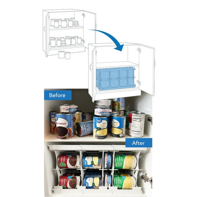 Shelf Reliance Cansolidator 40 Can Rotating Canned Food & Soda Storage, USA Made
