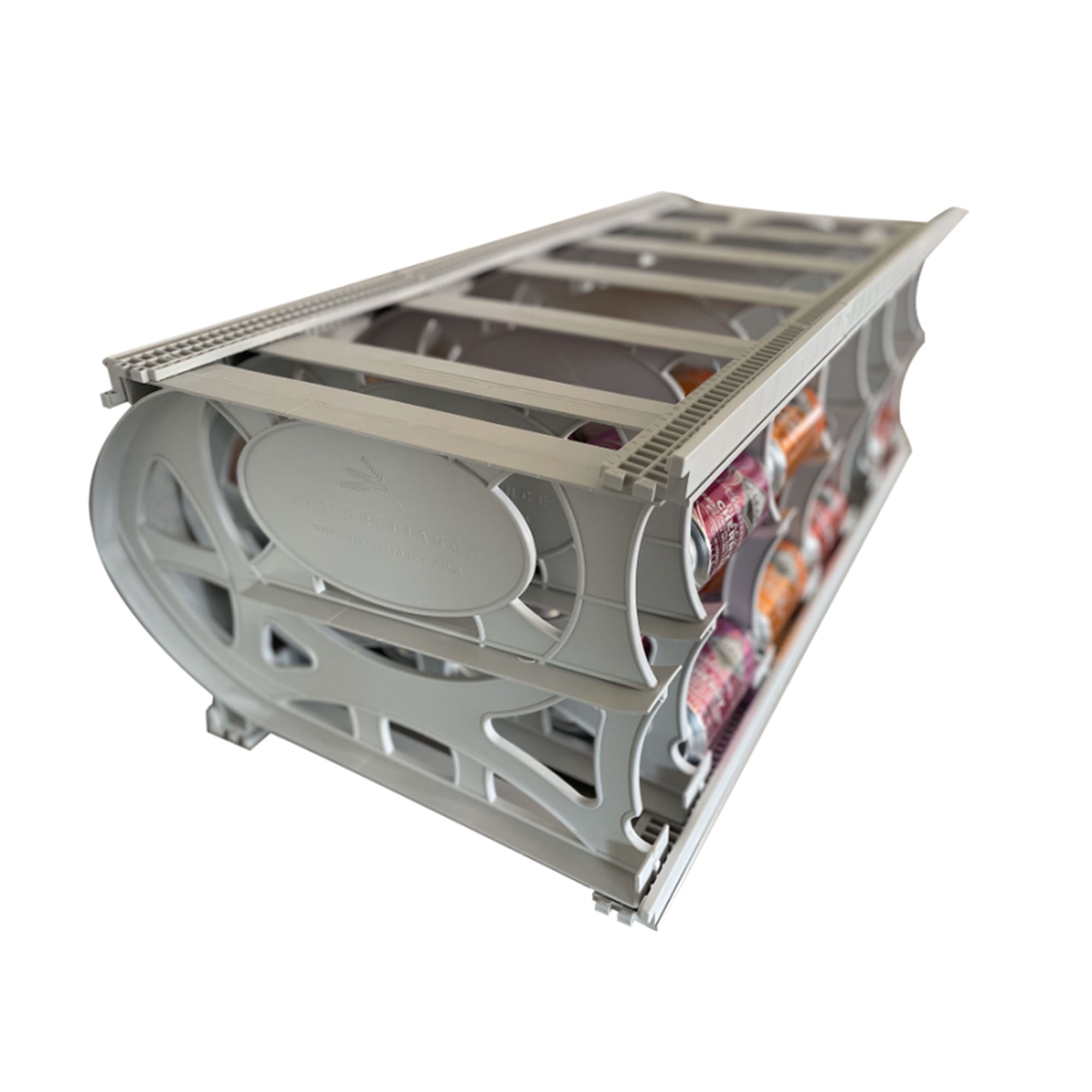 Shelf Reliance Cansolidator Rotational & Adjustable Pantry 60 Can Holder (Used) - VMInnovations