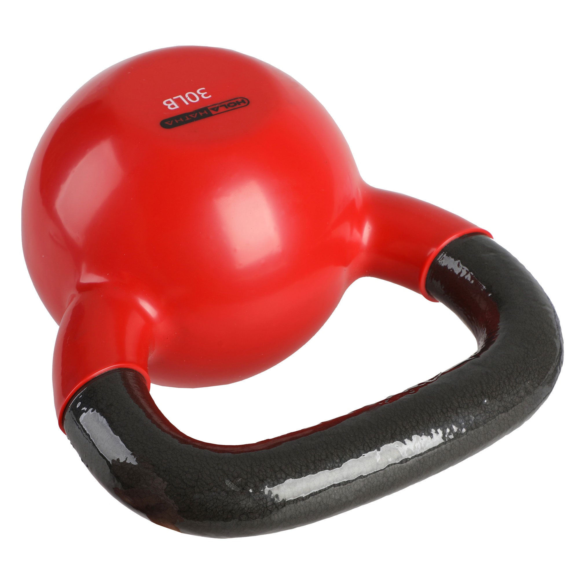 HolaHatha 30Lb Cast Iron Workout Kettlebell for Home Strength Training (Used) - VMInnovations