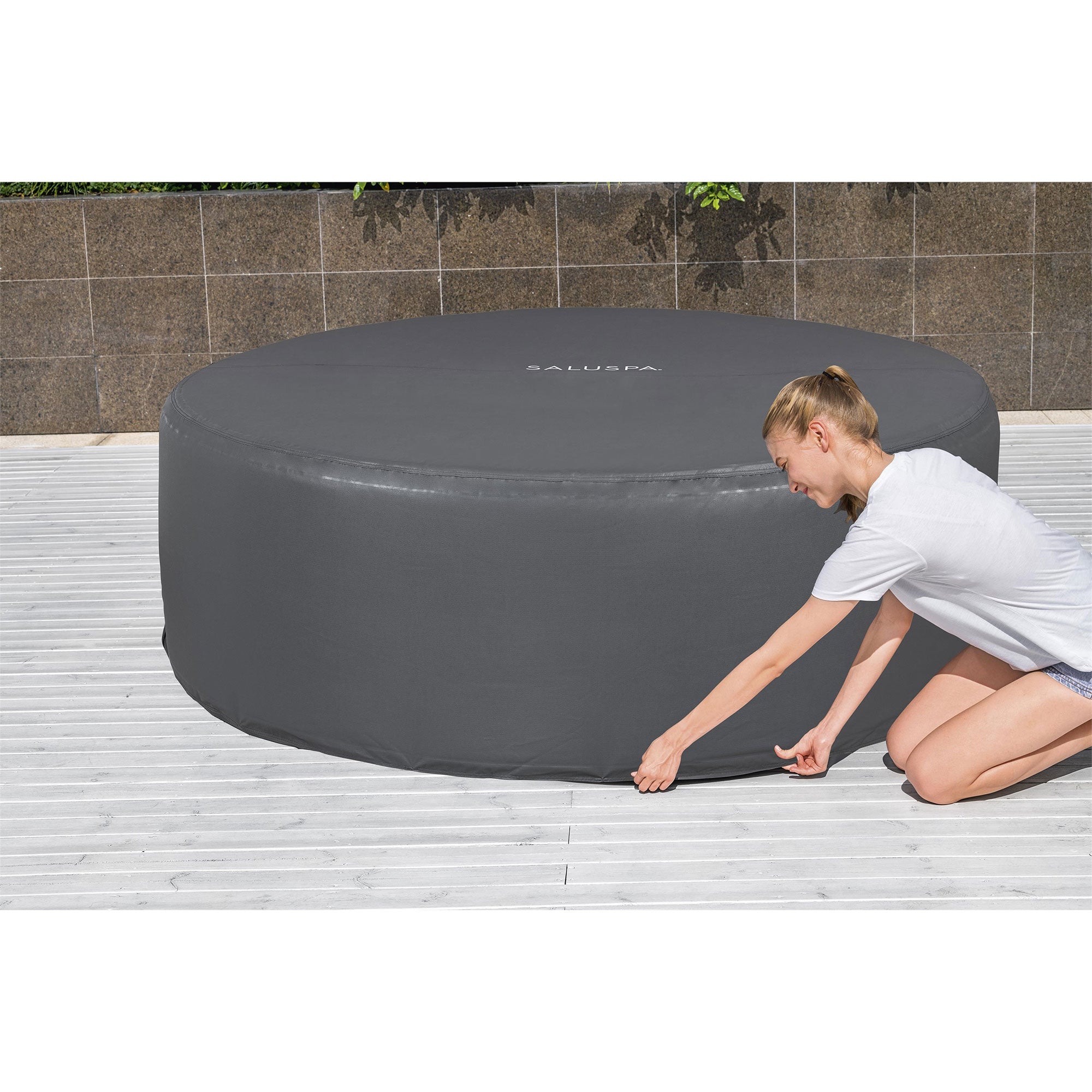 Coleman Palm Springs 6 Person EnergySense Smart AirJet Plus Hot Tub (For Parts) - VMInnovations