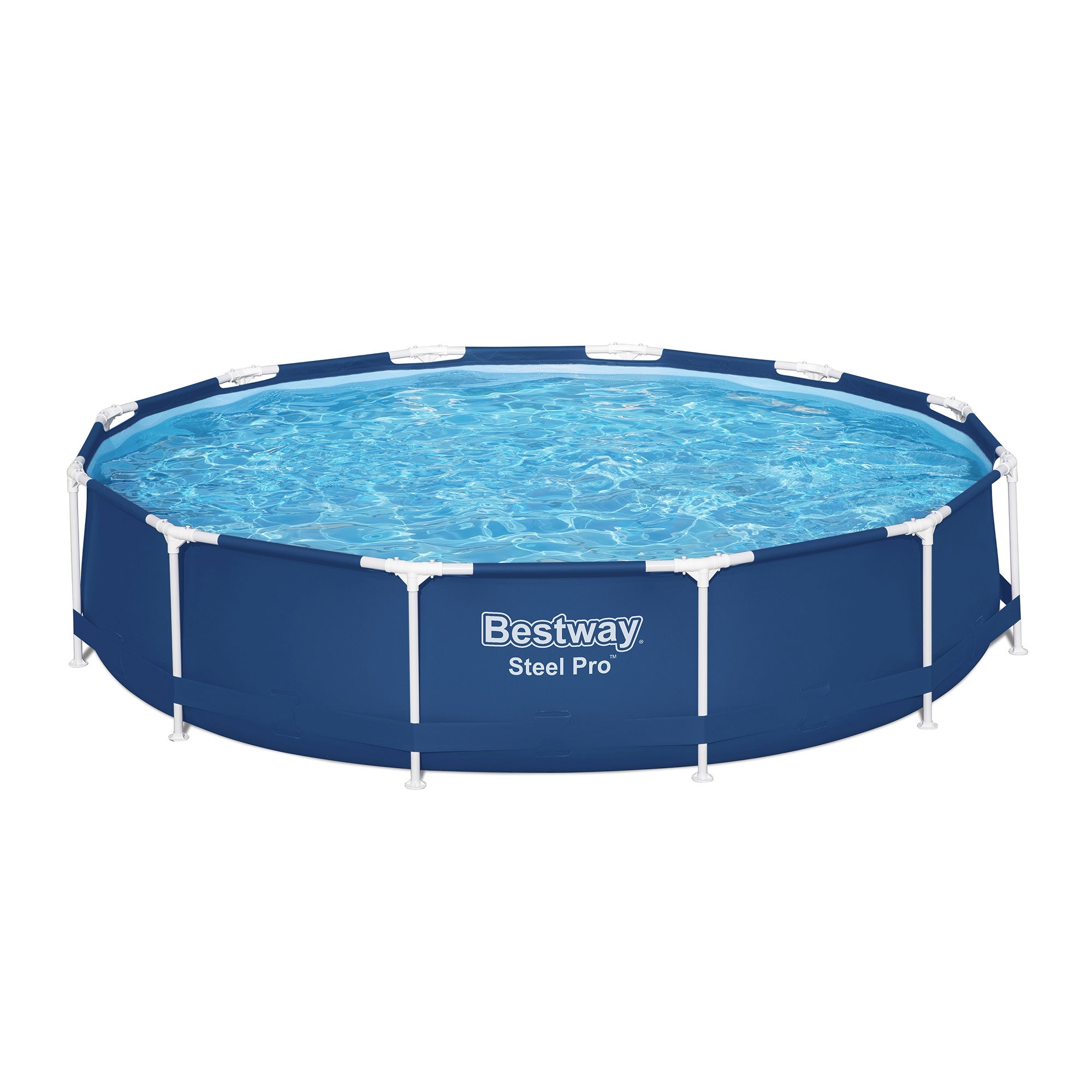 Bestway Steel Pro 12' x 30" Above Ground Pool Set with DuraPlus Liner (Open Box) - VMInnovations