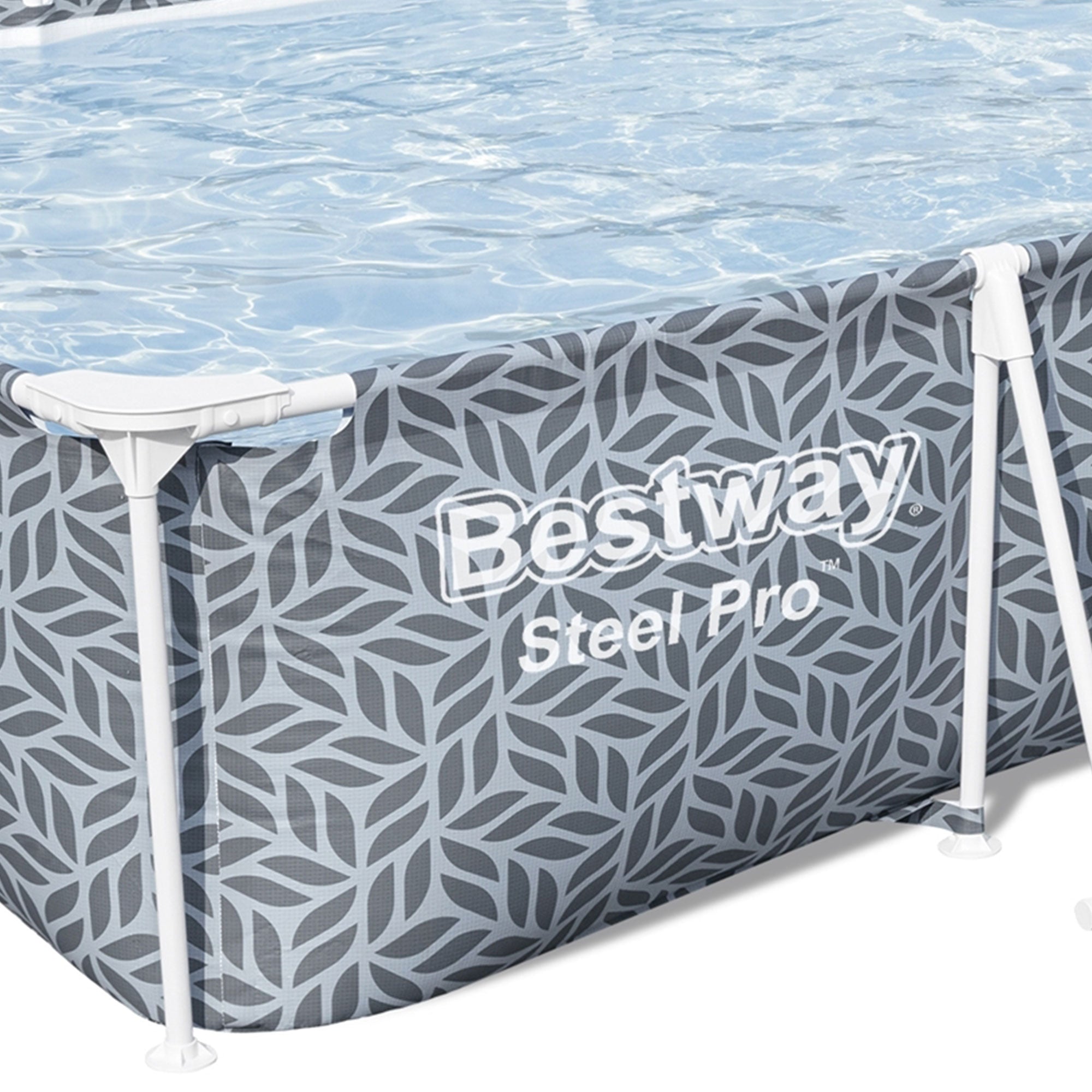 Bestway Steel Pro 12' x 6'7" x 26" Above Ground Outdoor Swimming Pool (Open Box) - VMInnovations