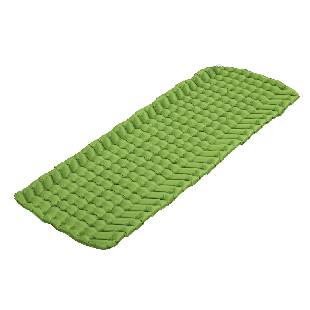 Bestway WanderLite Large Rectangular Sleeping Air Pad with Storage Bag, Green - VMInnovations