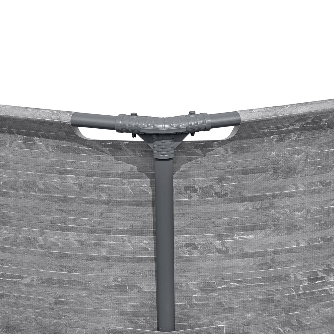 Bestway Steel Pro MAX 10' x 30" Above Ground Swimming Pool Set, Gray (For Parts) - VMInnovations