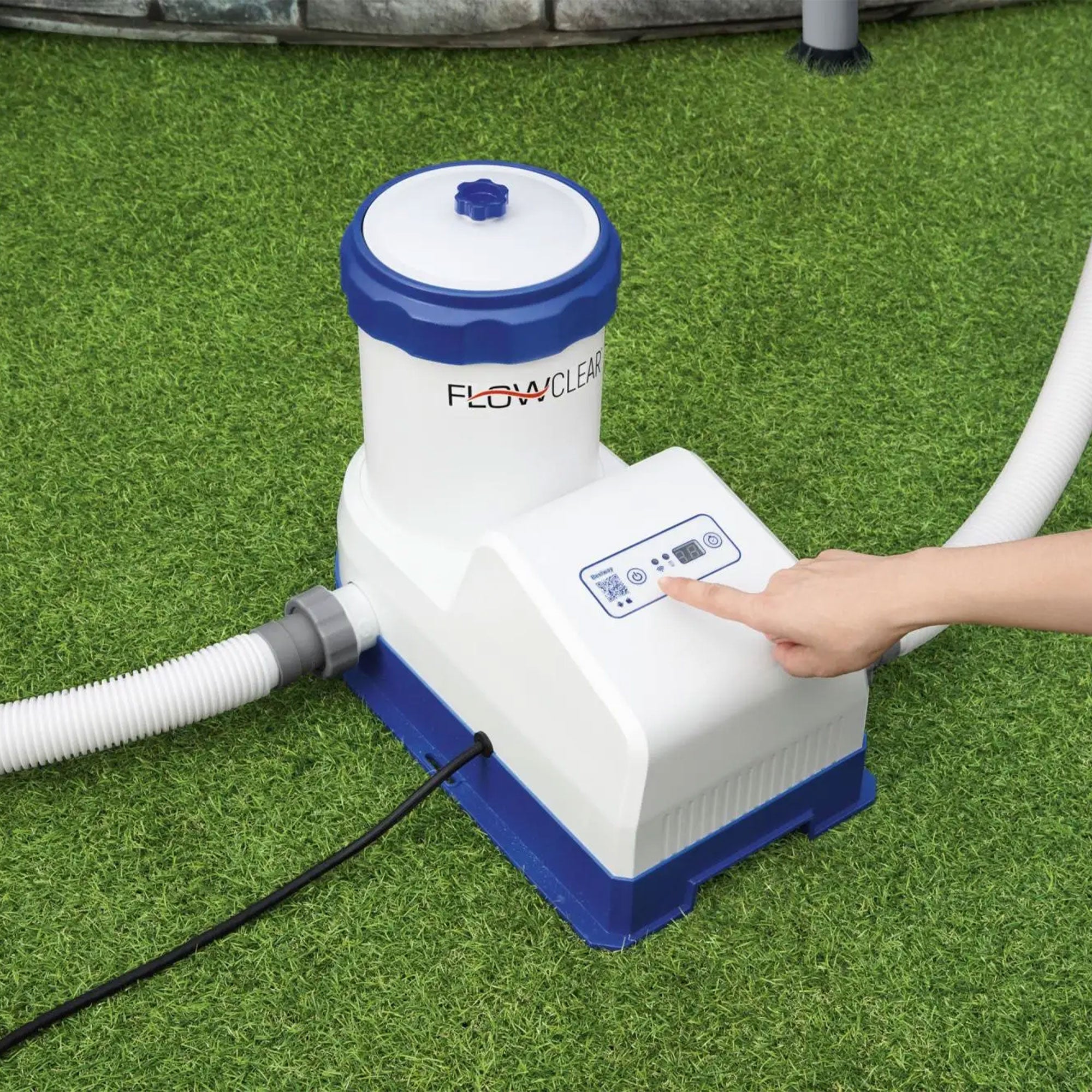 Bestway Flowclear Smart 2000 GPH WiFi Controlled Pool Filter Pump System (Used) - VMInnovations