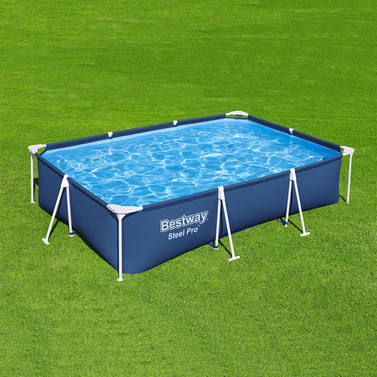 Bestway Steel 9'10" x 6'7" x 26" Rectangle Above Ground Pool (For Parts)