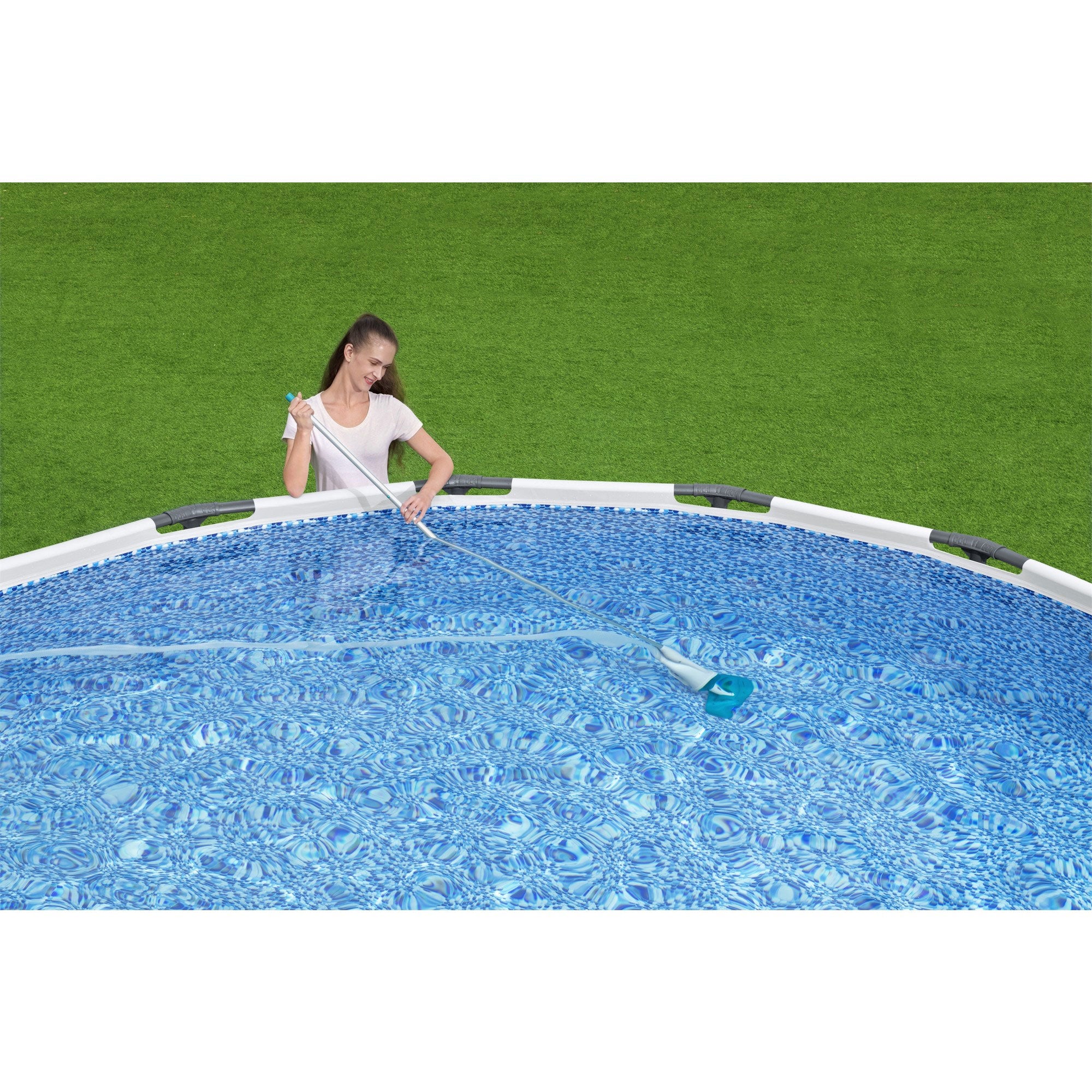 Bestway Flowclear AquaCrawl 88 Inch Pool Vacuum for 15 Feet Above Ground Pools (For Parts) - VMInnovations