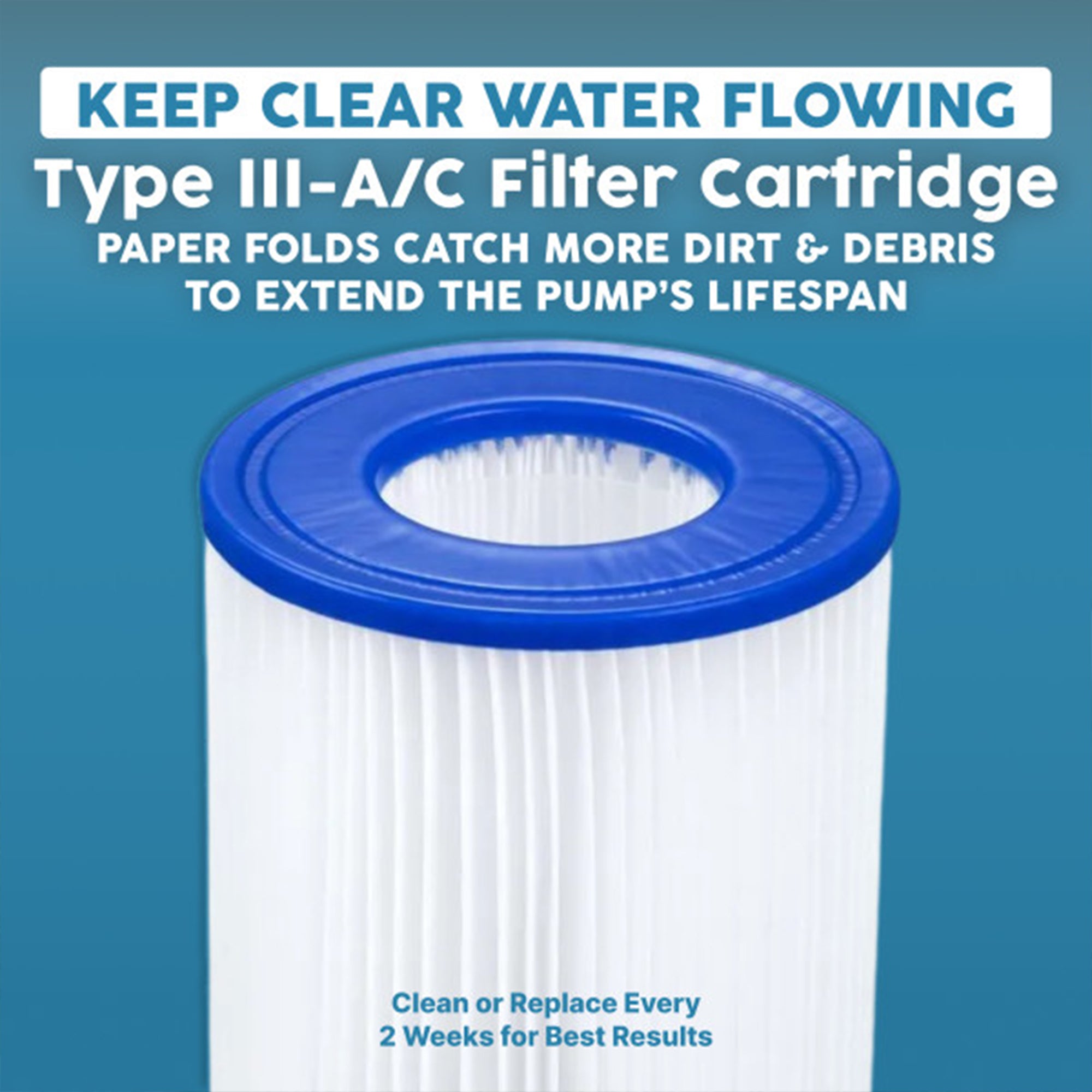 Bestway Flowclear 530 Gallons per Hour Above Ground Swimming Pool Filter Pump